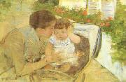 Mary Cassatt Susan Comforting the Baby Sweden oil painting artist